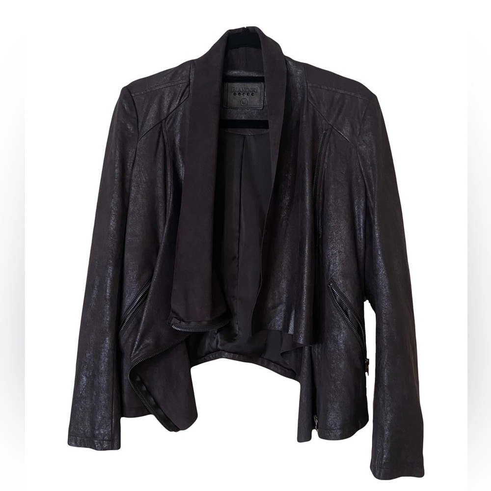 Black Blank NYC Faux Suede Jacket Size Medium